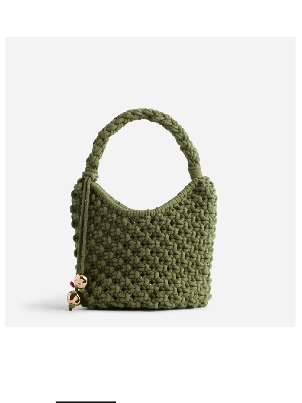 Madewell The Camren Rope Mini Bag in Laurel Green